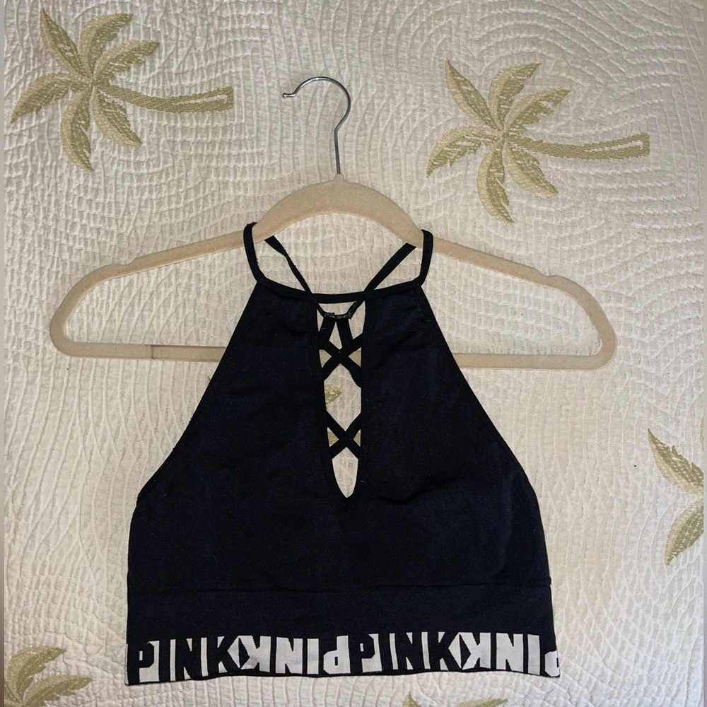 Pink “Cool & Comfy Strappy Bralette”